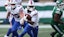 Buffalo Bills running back James Cook (4) rushes the ball.