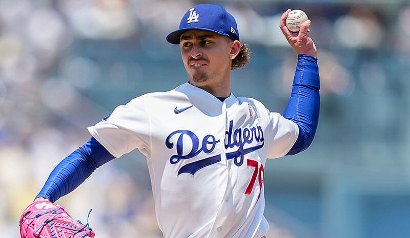 Justin Wrobleski Los Angeles Dodgers MLB