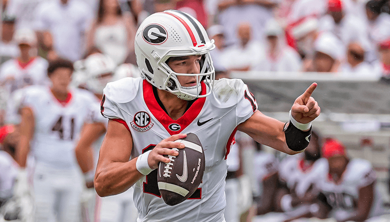 Gunner Stockton Georgia Bulldogs SEC college football
