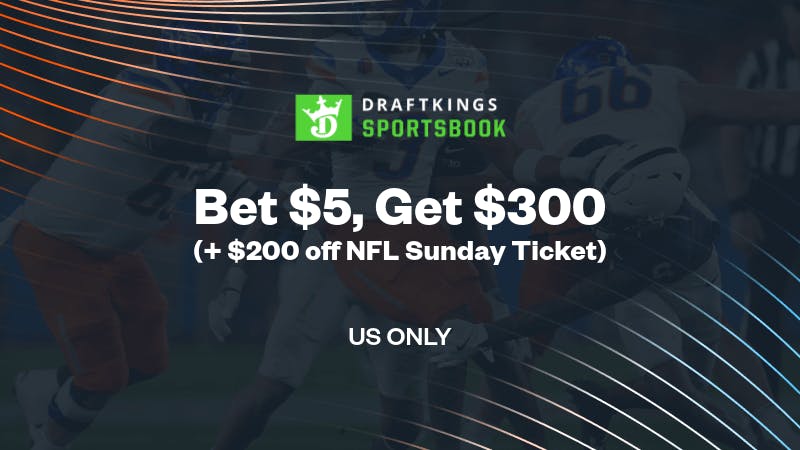 DraftKings Promo Code: Bet $5, Get $300 Instantly + $200 off NFL Sunday Ticket for Boise St. vs South Florida