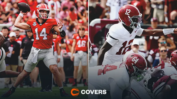 Georgia vs Alabama Prediction. QBs Gunner Stockton and Keelon Russell.