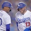 Mookie Betts Max Muncy Los Angeles Dodgers MLB