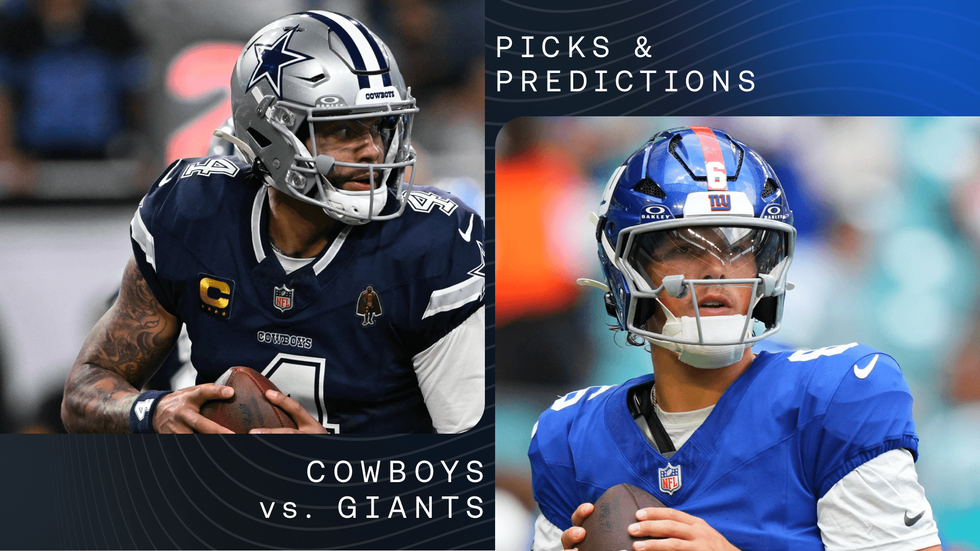 Cowboys vs Giants Prediction & Top Picks for Sunday Night Football Tonight
