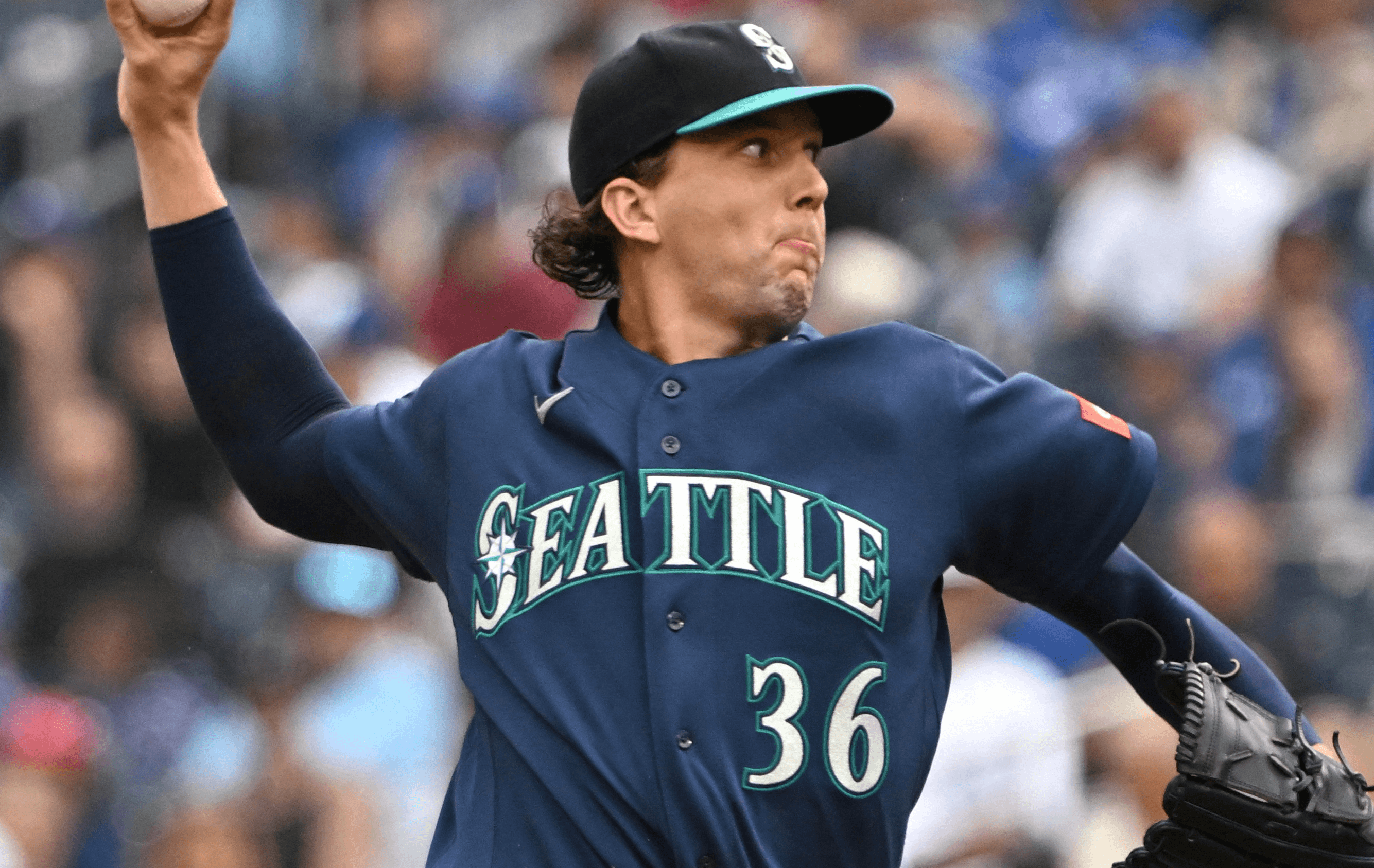 Logan Gilbert of the Seattle Mariners MLB