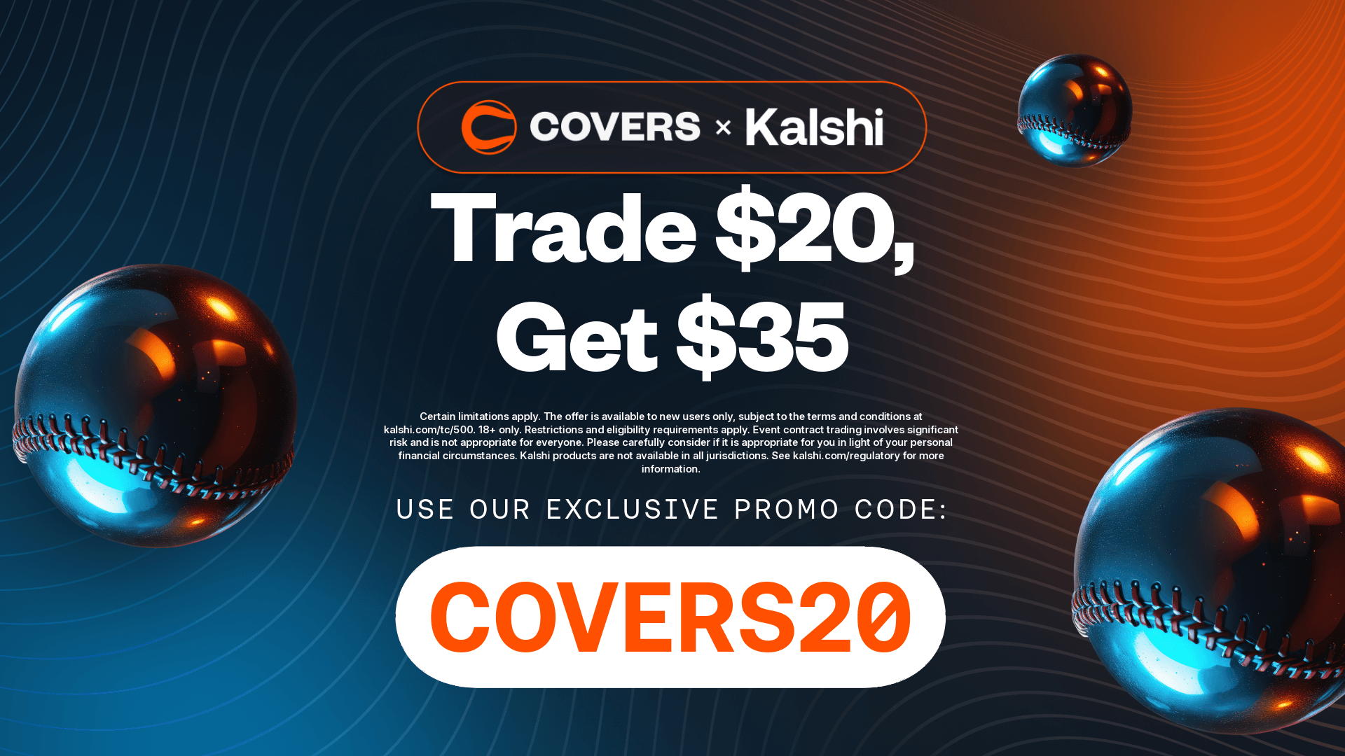 How To Bet - Kalshi Promo Code COVERS20: Get $35 Trading Bonus for MLB & WNBA Games