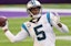 Teddy Bridgewater NFL Carolina Panthers