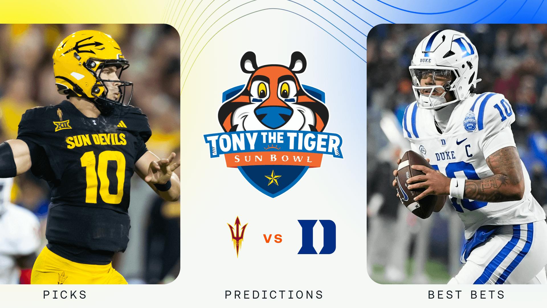 Arizona State vs Duke Prediction, Picks & Odds for Today's Sun Bowl Game