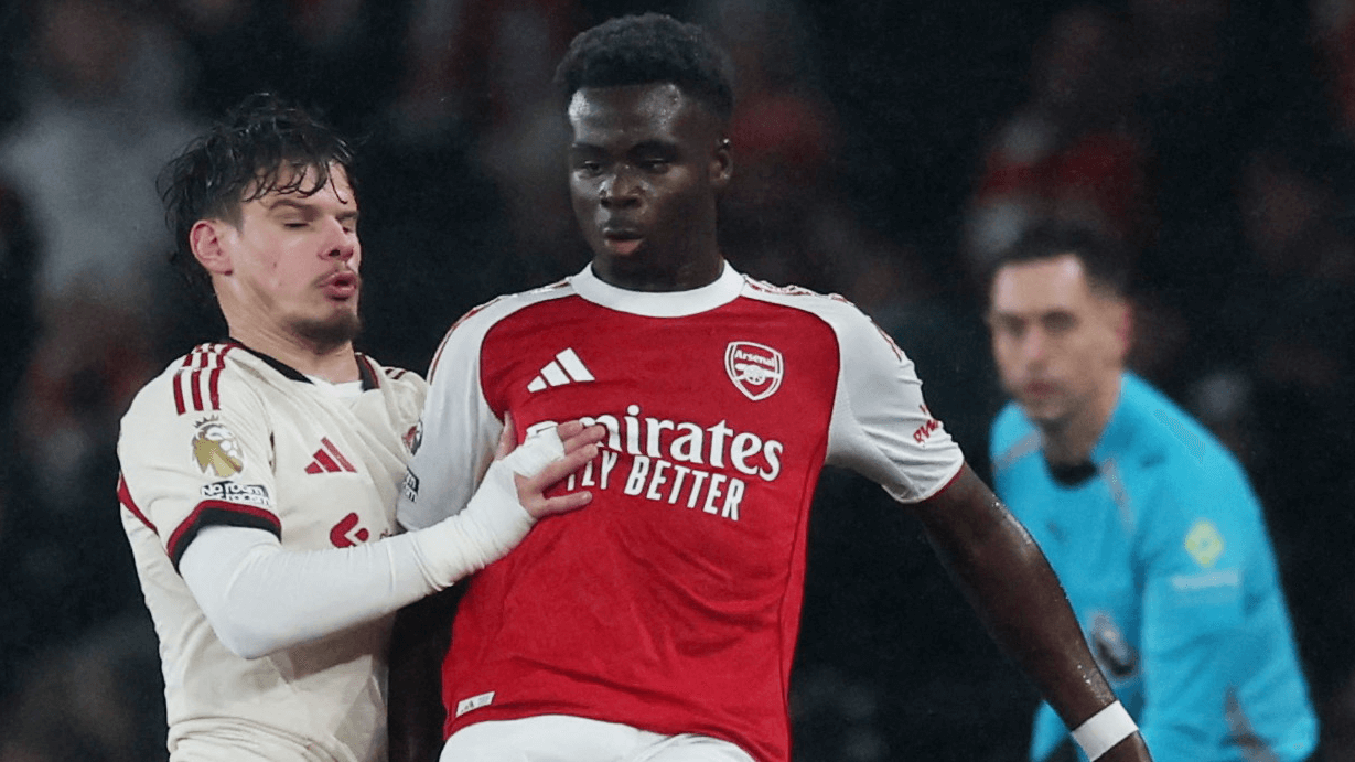 Bukayo Saka of Arsenal EPL