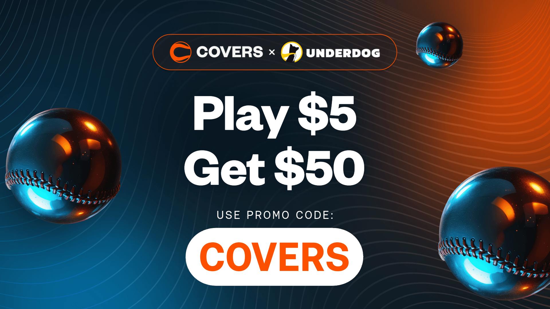 Underdog Promo Code COVERS: Get $50 Bonus for Guardians vs. Braves, Sunday MLB Games