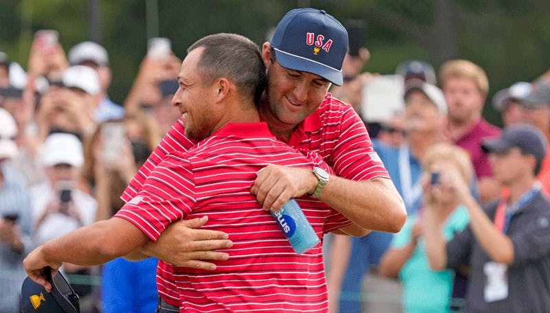 Xander Schauffele Scottie Scheffler Team USA Presidents Cup