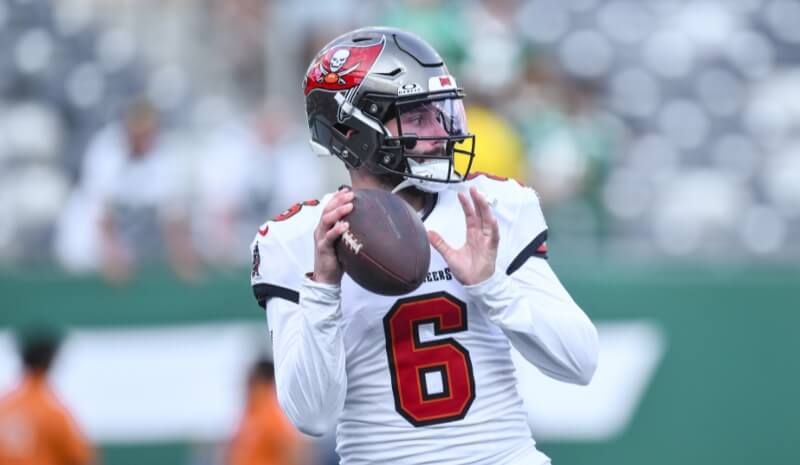 Tampa Bay Buccaneers quarterback Baker Mayfield NFL.