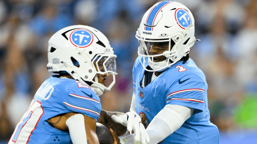 Tennessee Titans quarterback Cam Ward NFL
