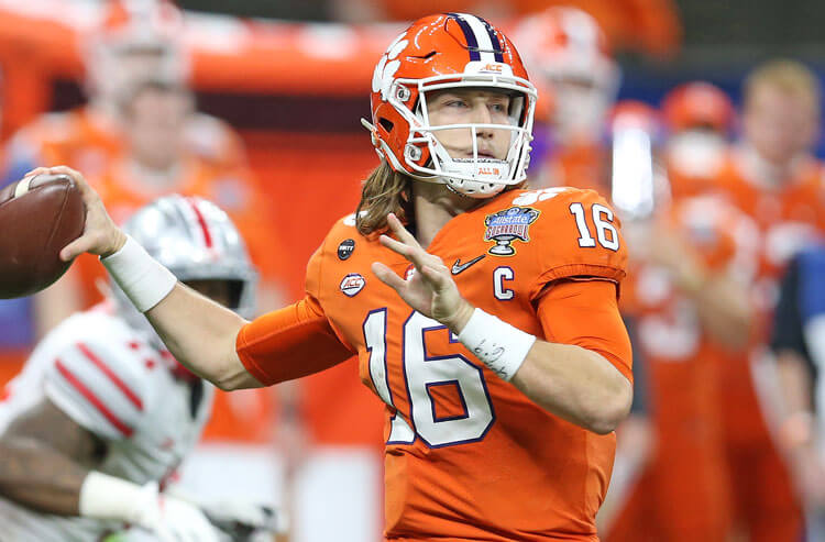 Trevor Lawrence Jacksonville Jaguars NFL 2021 NFL Offensive Rookie of the Year Odds: No. 1 Pick Lawrence Favored