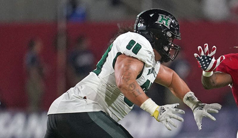 Matagi Thompson Hawai'i Rainbow Warriors NCAAF