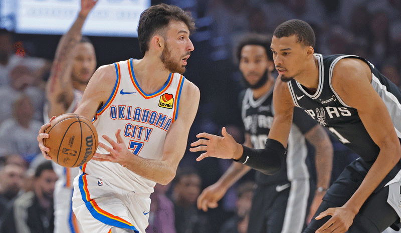 Oklahoma City Thunder center Chet Holmgren.