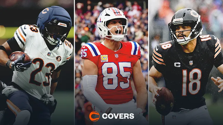 Patriots vs Bears Touchdown Picks Roschon Johnson Hunter Henry Caleb Williams