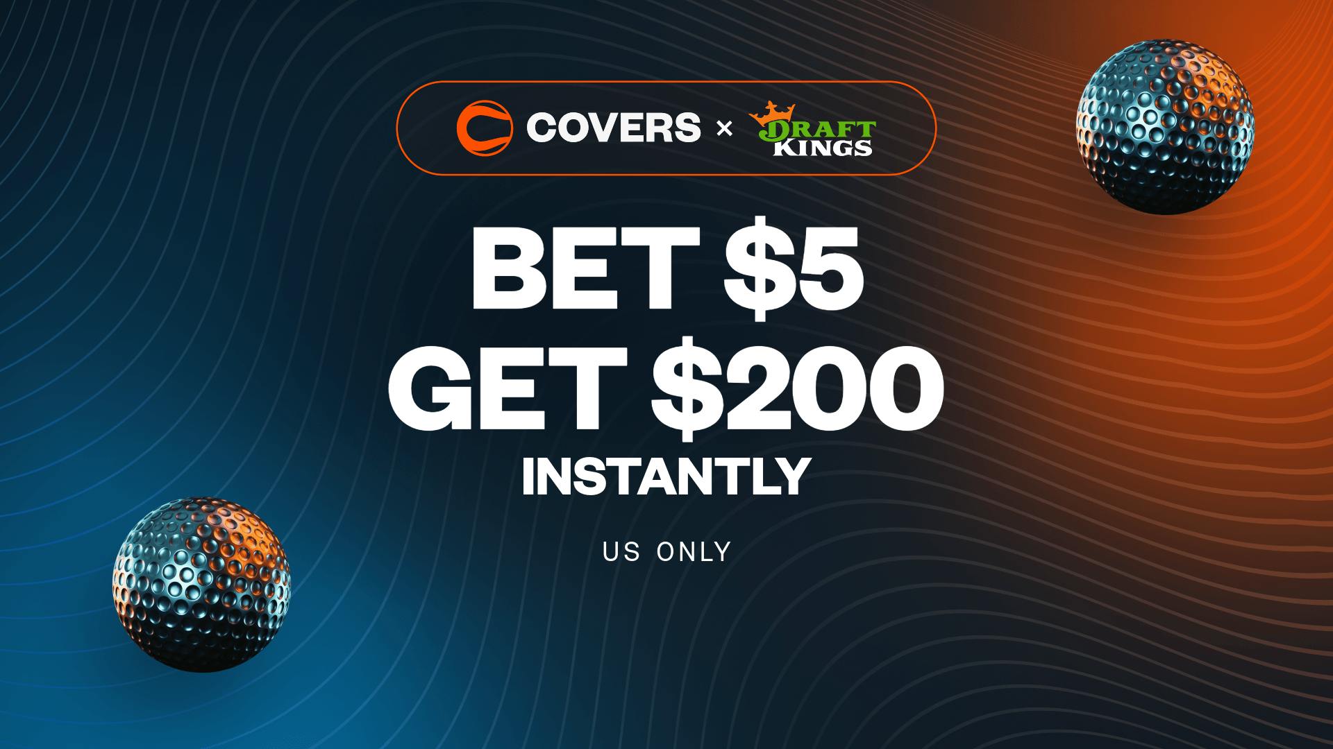 Bet $5, get $200 bonus bets without needing a DraftKings promo code.