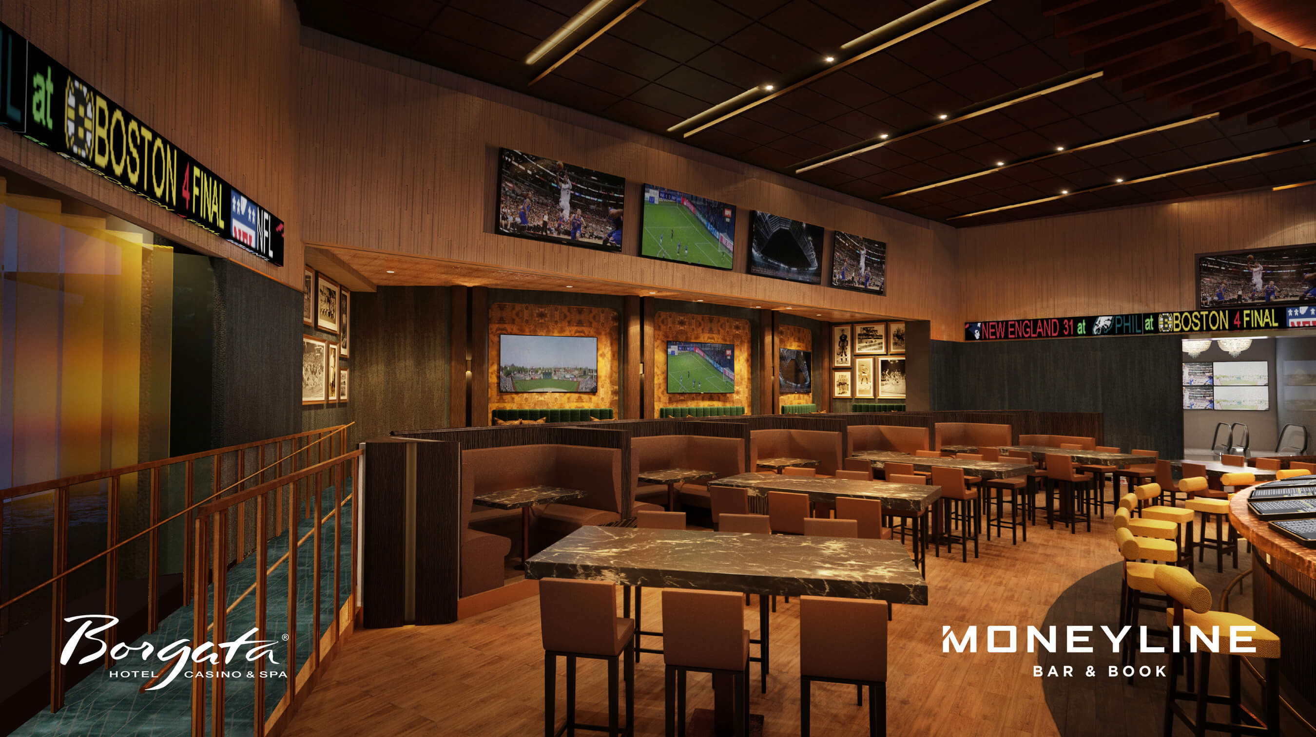 BetMGM Sportsbook and Bar at Review Atlantic City, New Jersey