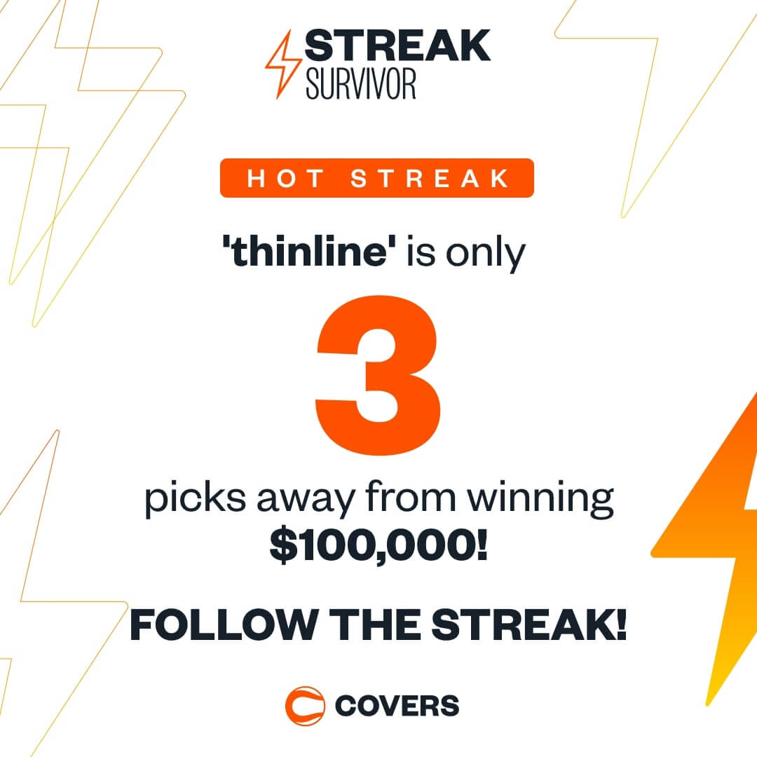 Thinline on their way to 100k! MLB Betting Covers