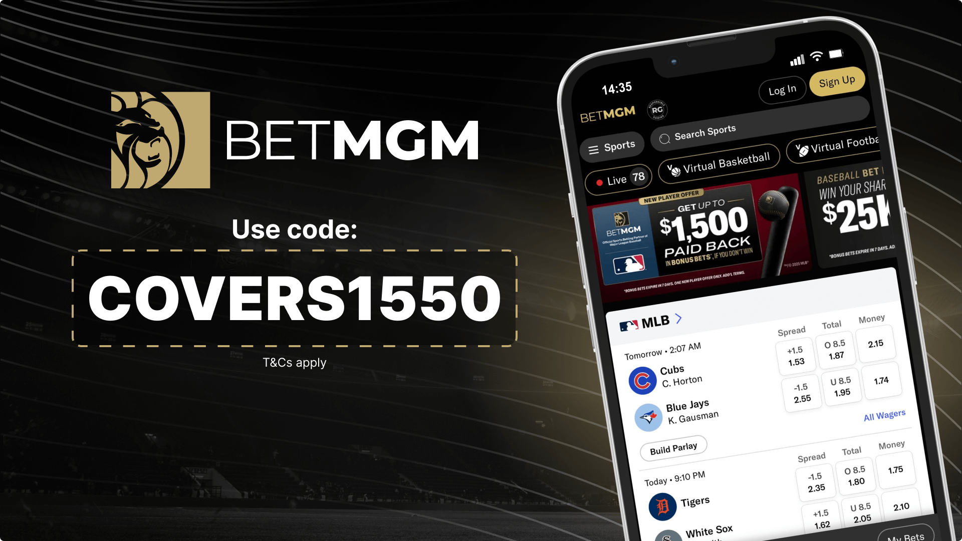 BetMGM sign up bonus