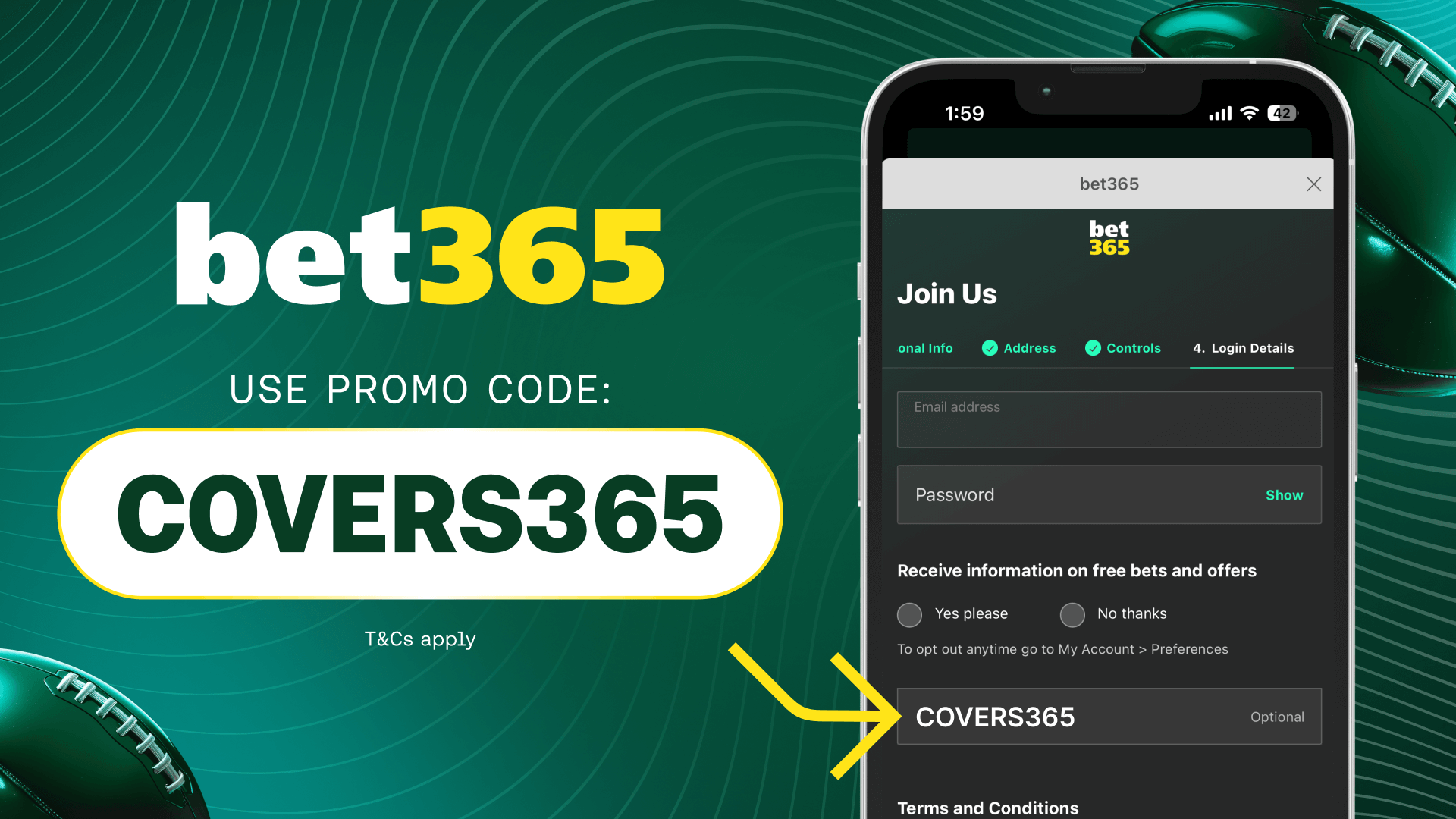bet365 sign up bonus