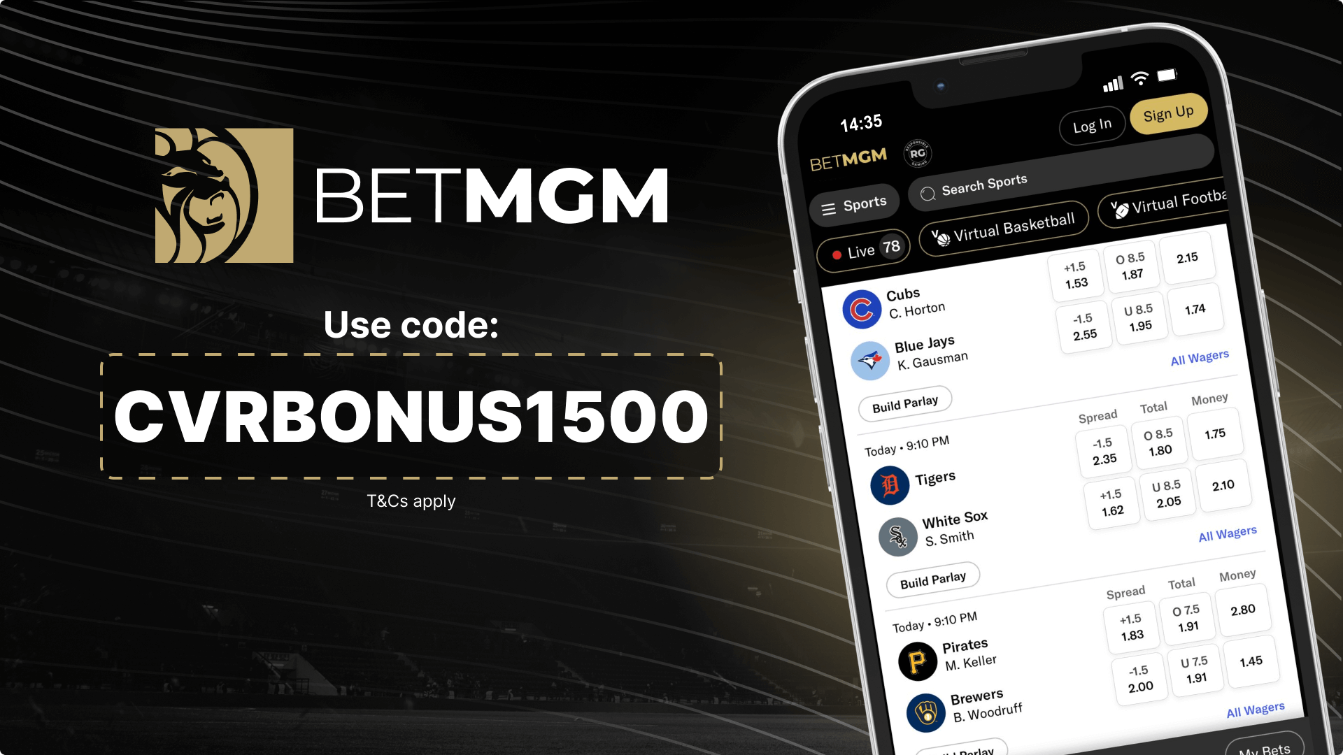 BetMGM sign up bonus
