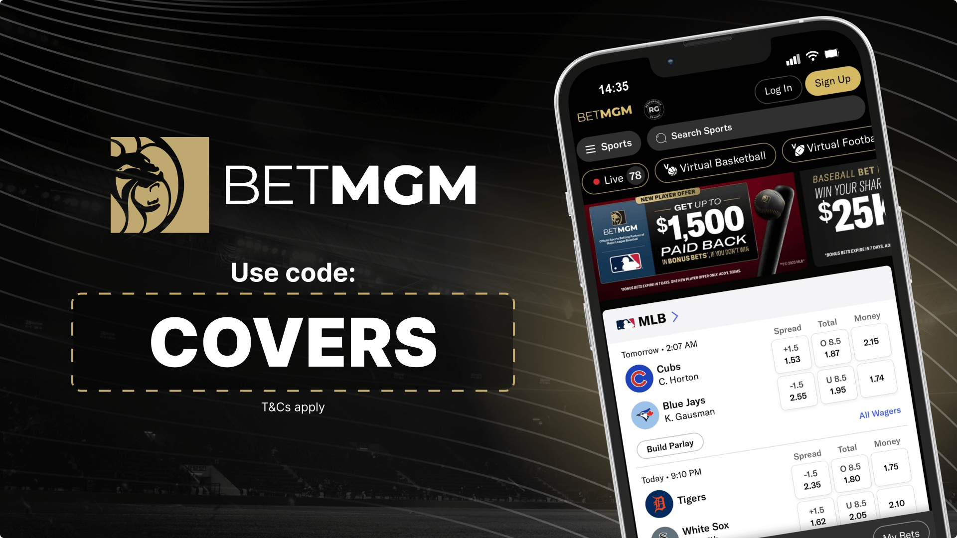 BetMGM sign up bonus