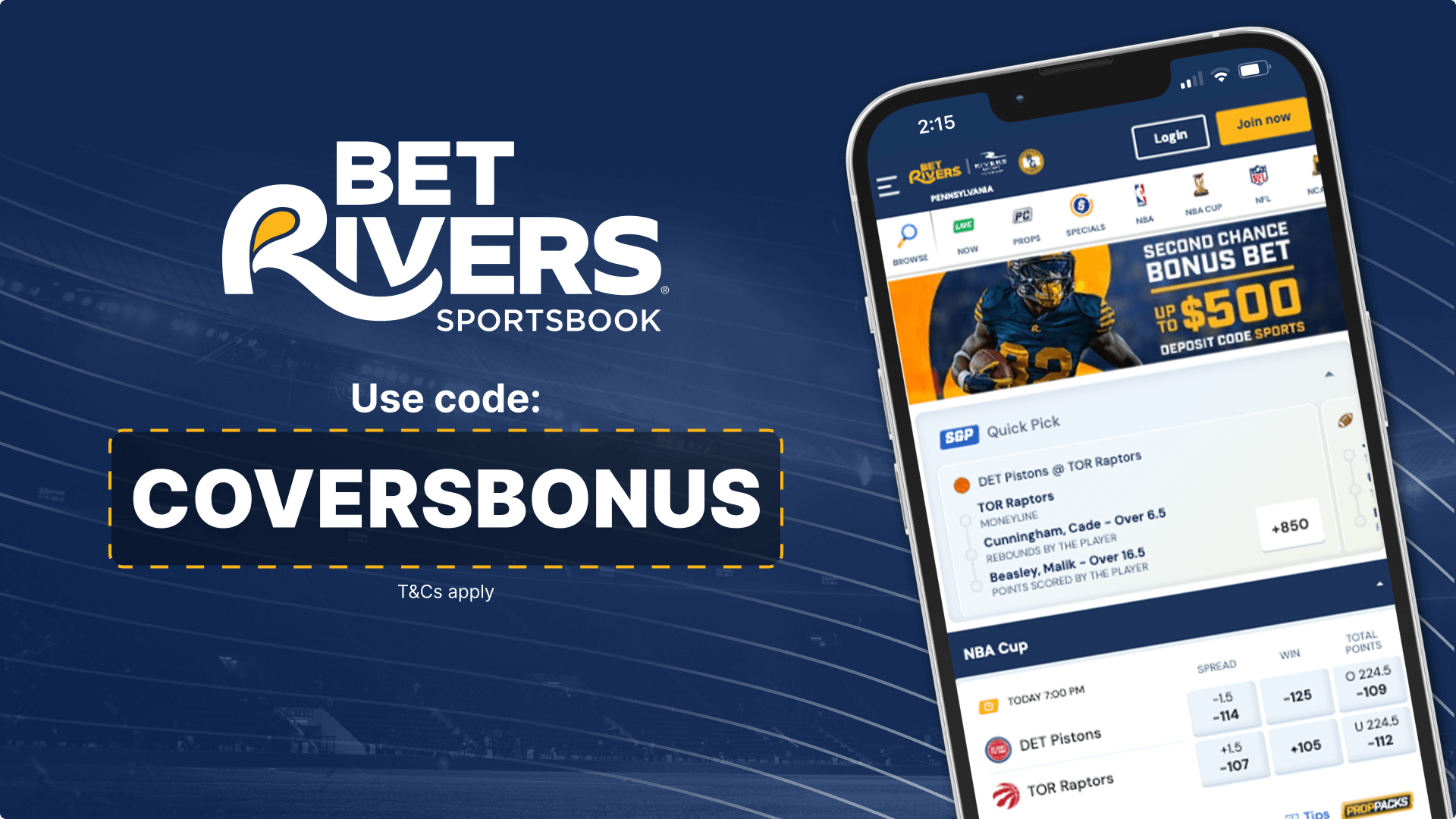 BetRivers sign up bonus