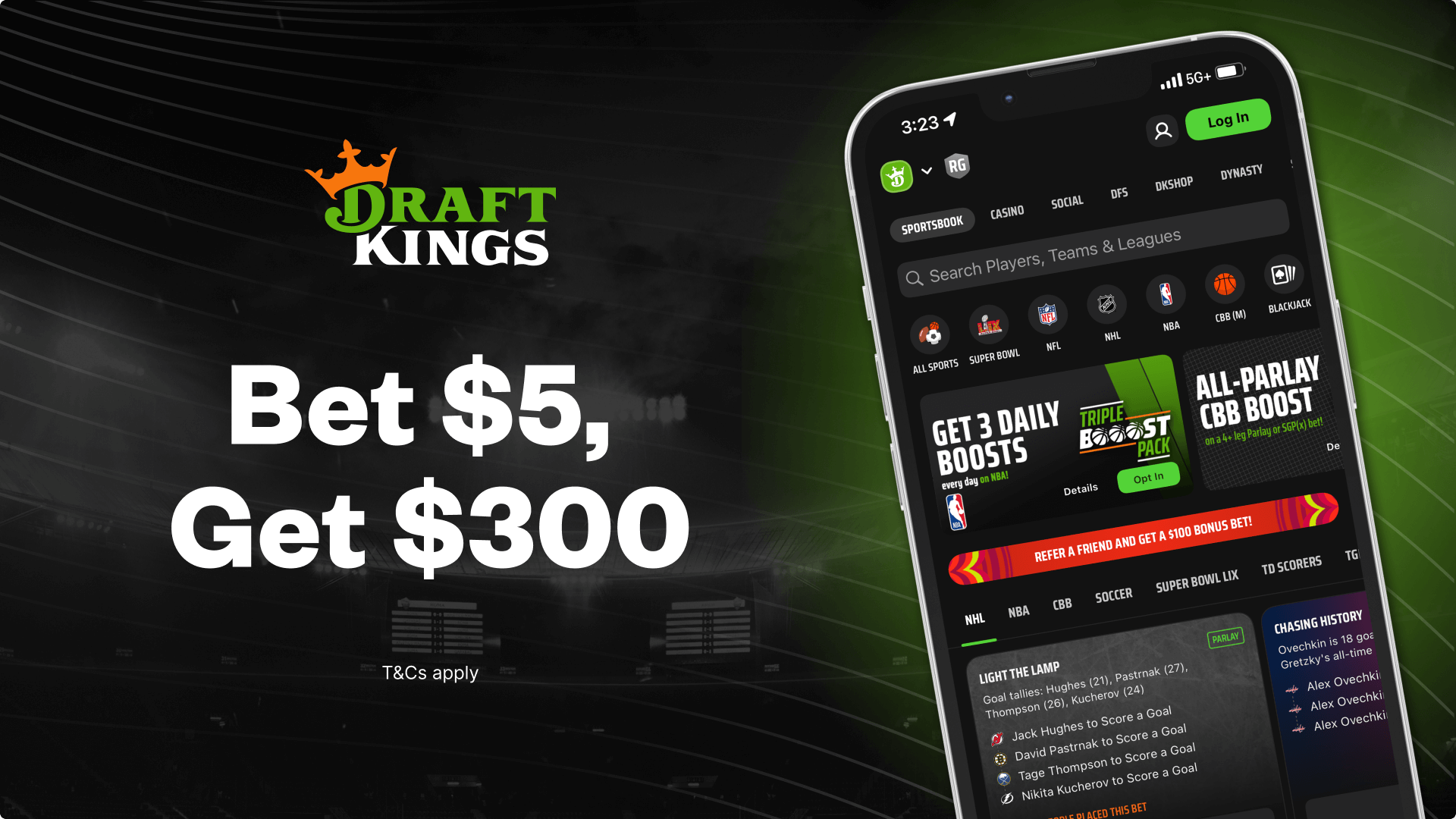 DraftKings sign up bonus