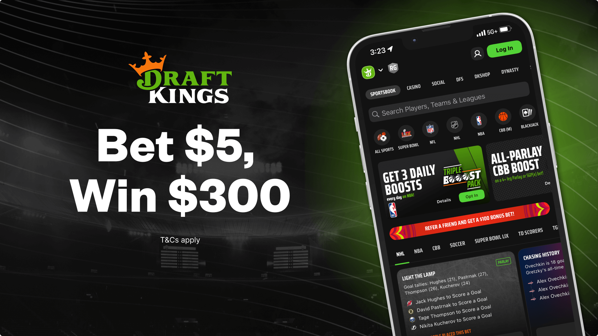 DraftKings sign up bonus