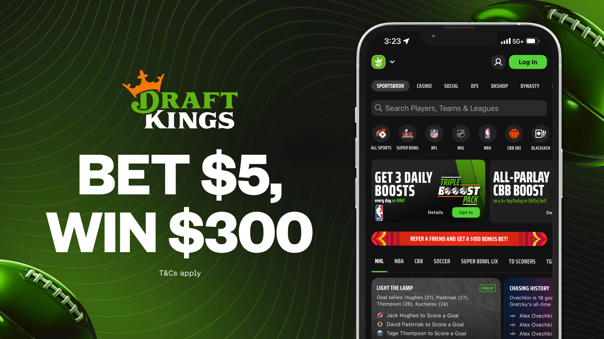 DraftKings sign up bonus