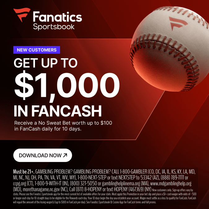 Fanatics sign up bonus