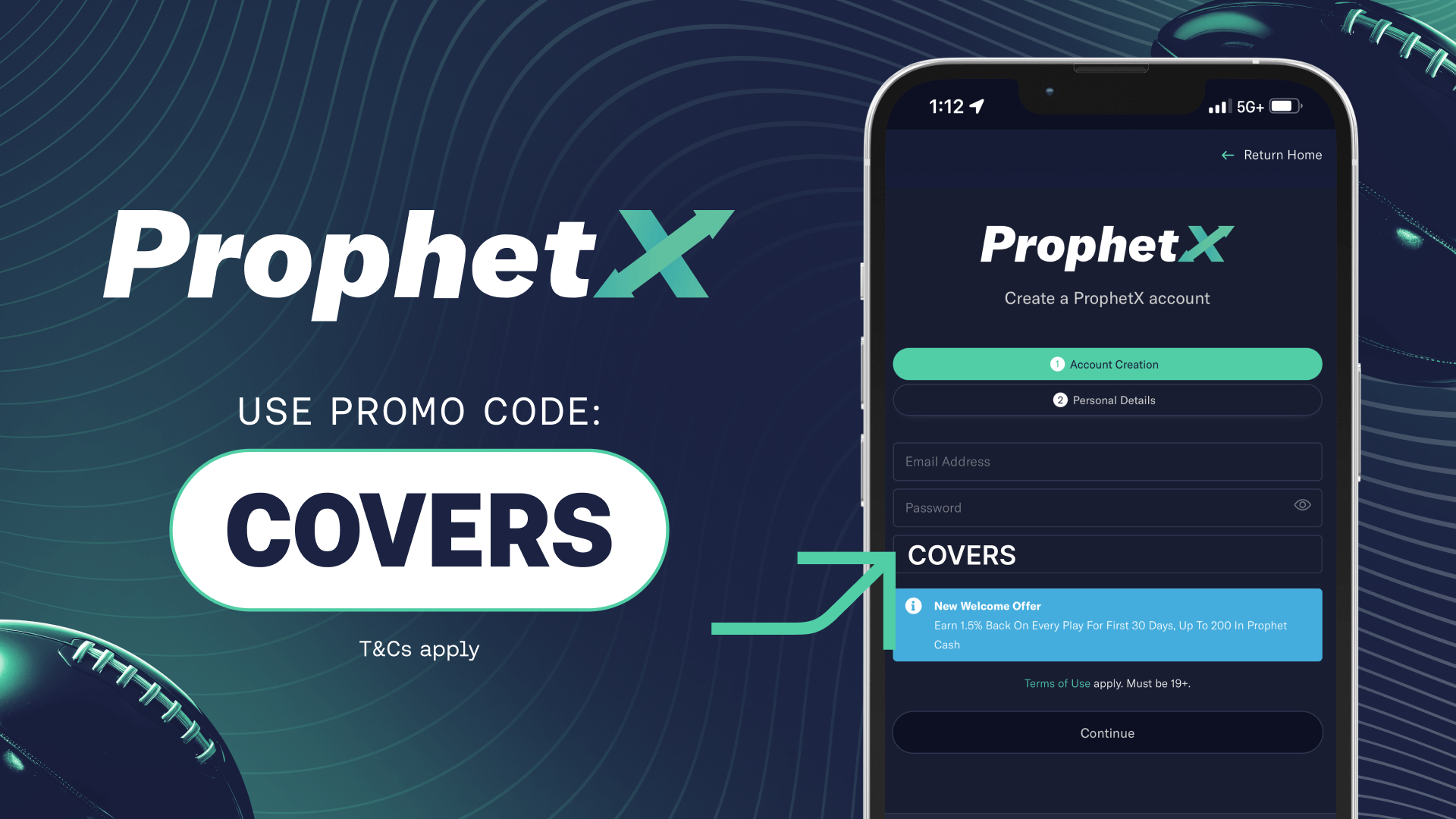 ProphetX sign up bonus
