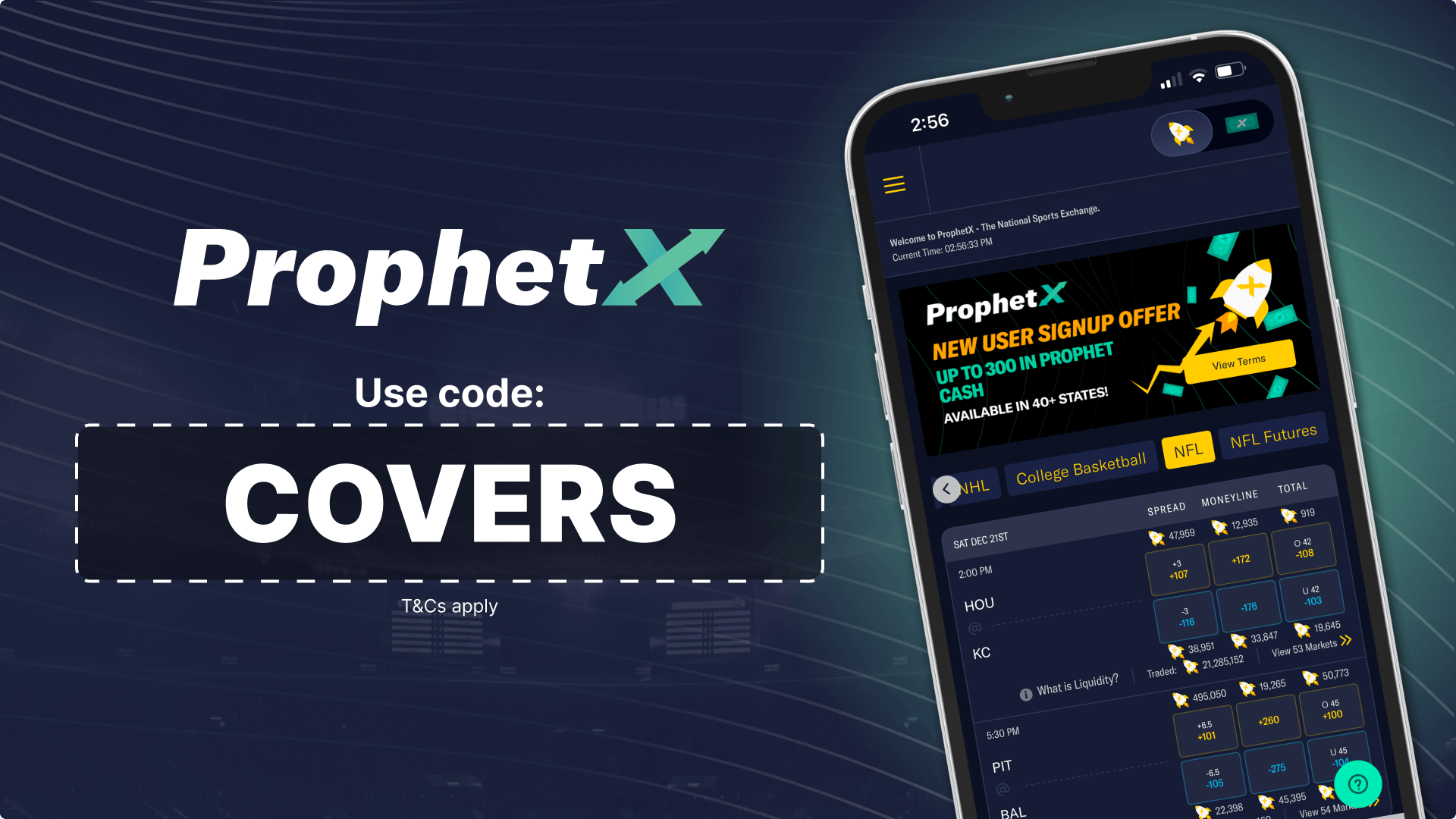 ProphetX sign up bonus