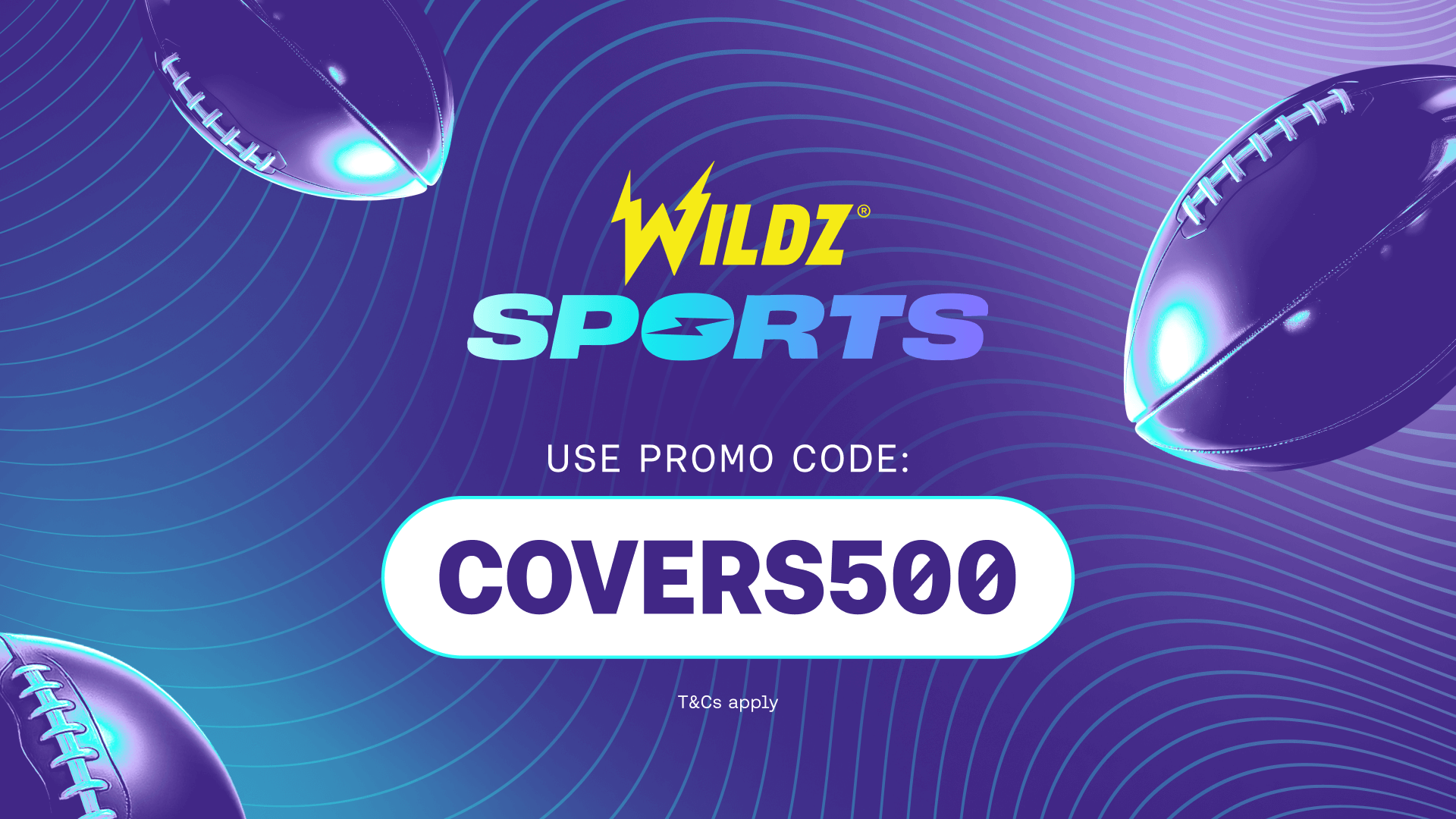 Wildz sign up bonus