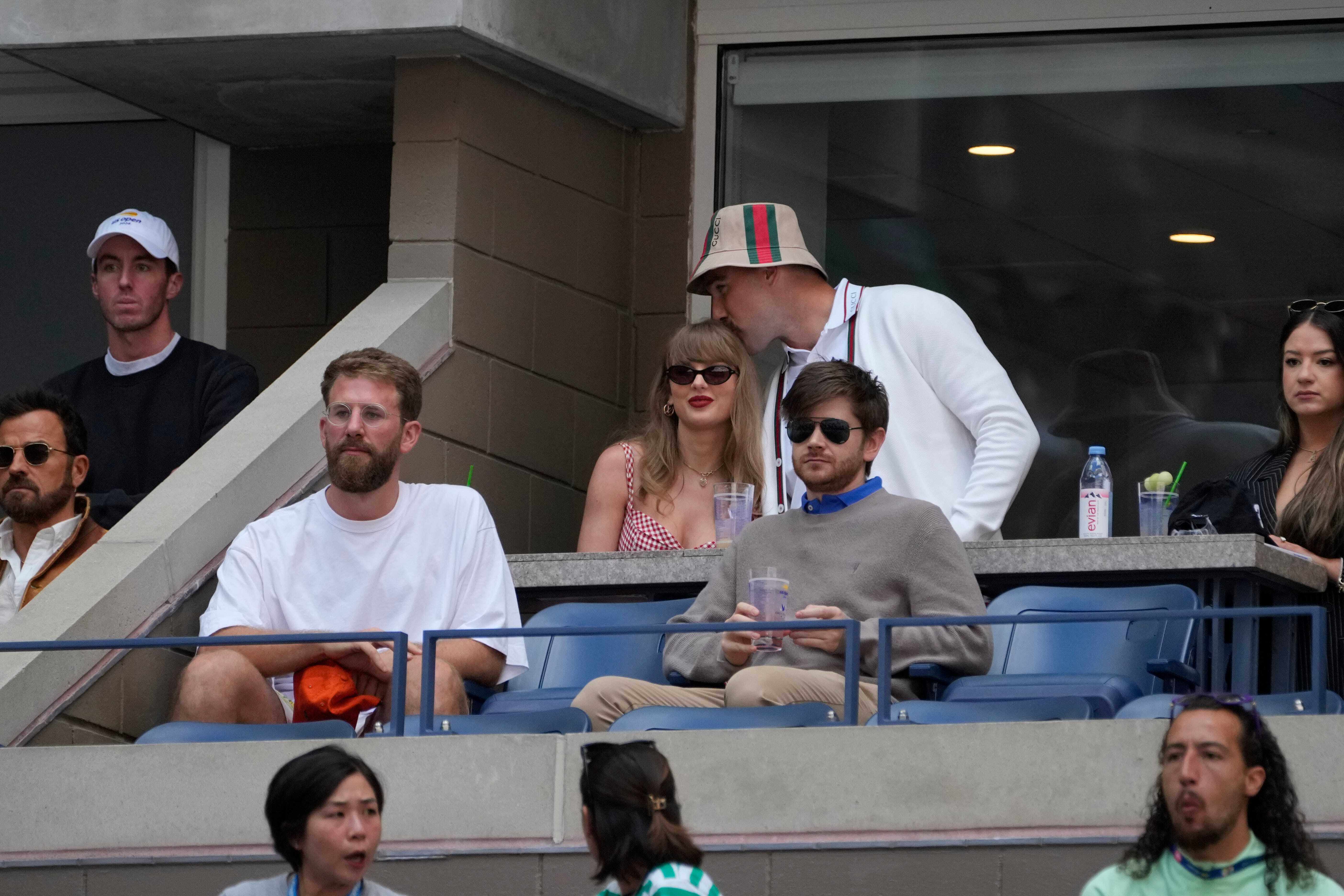 Taylor Swift and Travis Kelce. - IMAGN/USA TODAY