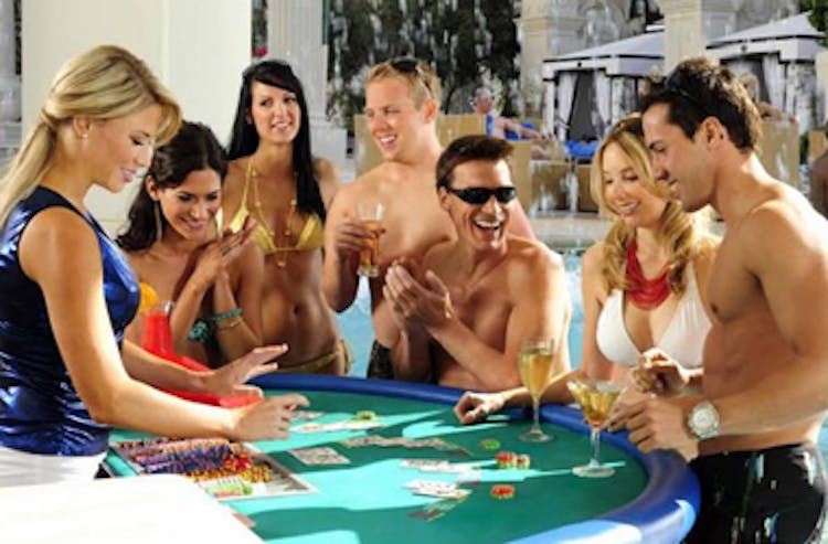 Blackjack in the swimming pool is a truly Las Vegas experience