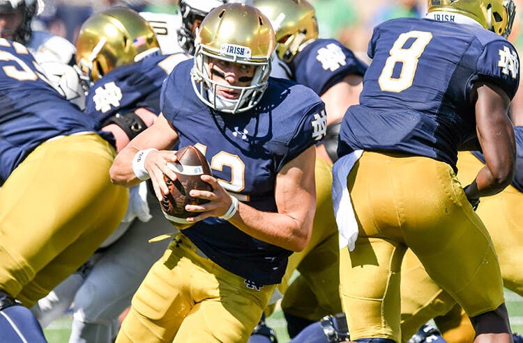 Ian Brook Notre Dame college football odds predictions