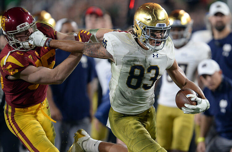 Today's biggest bets and line moves: Notre Dame cash drowns sharp Louisville action in CFB Week 1 finale