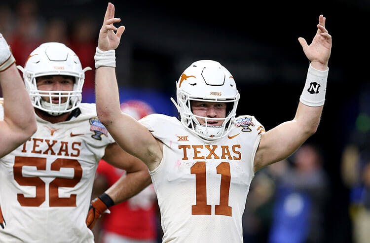 Sam Ehlinger and the Texas Longhorns were one of the most difficult teams for the crew at the Golden Nugget to set early betting lines for.