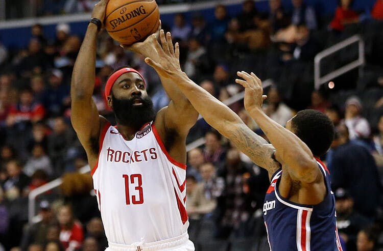 James Harden Houston Rockets NBA odds betting totals over/under picks previews predictions