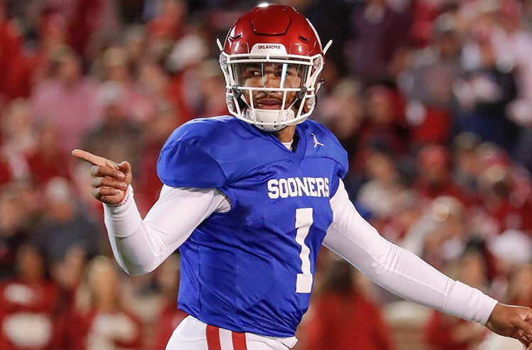 Jalen Hurts Oklahoma Big 12 betting odds preview.
