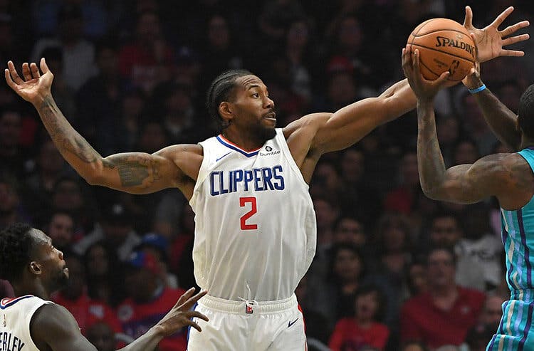 Kawhi Leonard in our Clippers-Jazz NBA odds betting preview and picks