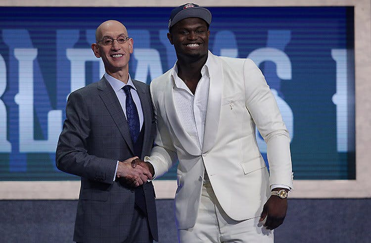 Zion Williamson New Orleans Pelicans NBA rookie of the year draft odds futures betting picks predictions
