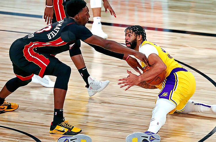 Bam Adebayo Miami Heat Anthony Davis Los Angeles Lakers NBA
