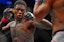 MMA fighter Israel Adesanya in UFC action.