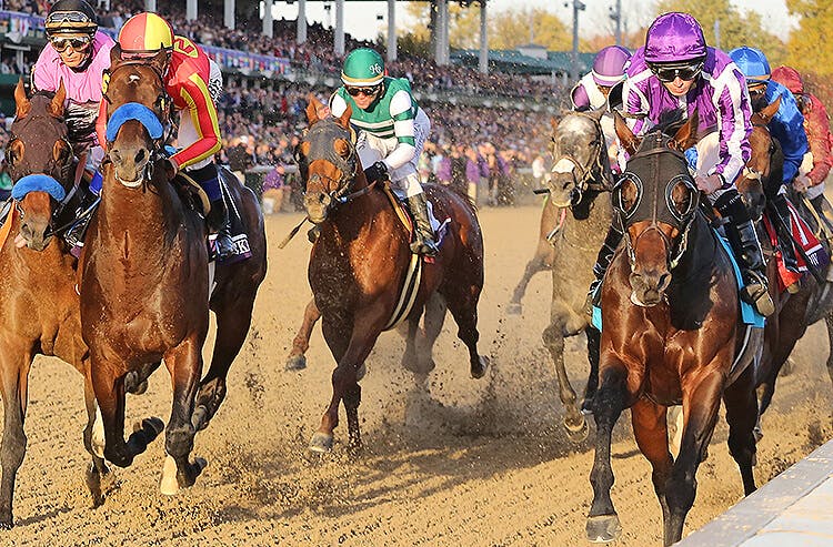 Horses race in the 35th Breeders Cup Classic