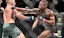 Marc Diakiese fights Lando Vannata in UFC action.