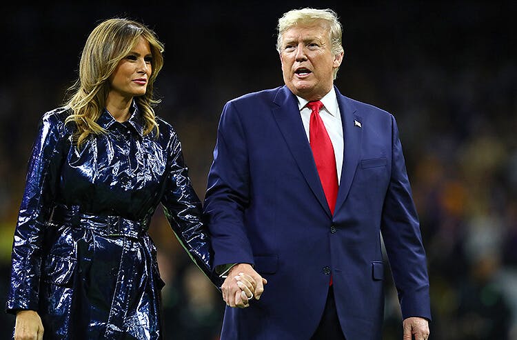 President Donald Trump and First Lady Melania Trump