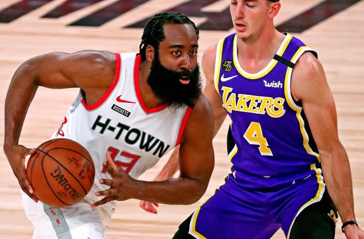 James Harden Alex Caruso NBA Playoffs